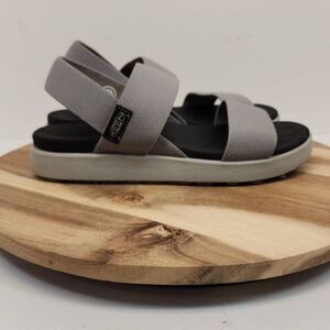 KEEN Elle Backstrap Women's Comfort Sandals Size 8 Gray Black